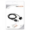 Kabel ładujący USB do Asus EEE Pad Transformer TF101/TF300/TF201/TF700, Kwmobile, Czarny, Plastikowy, 21295.01