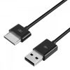 Kabel ładujący USB do Asus Transformer Pad TF600 TF600T TF701 TF810C, Kwmobile, Czarny, Plastikowy, 29881.01