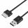 Kabel ładujący USB do Asus Transformer Pad TF600 TF600T TF701 TF810C, Kwmobile, Czarny, Plastikowy, 29881.01