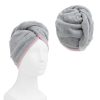 Homelevel Unisex Turban do włosów, uniwersalny, szary, bawełna organiczna, 54863.22.01