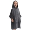 Dziecięce poncho kąpielowe Homelevel, 6-9 lat, Szary, Bawełna organiczna, 54880.19.42