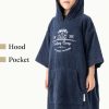 Dziecięce poncho kąpielowe Homelevel, 6-9 lat, Niebieski, Bawełna organiczna, 54983.42