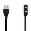 Kabel ładujący USB do Pebble 2SE/2+/Time, Kwmobile, Czarny, Plastik, 38723.01