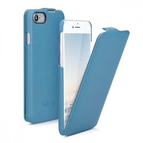 Etui do Apple iPhone 8 / iPhone 7 / iPhone SE 2, skóra naturalna, Niebieski, 39346.04