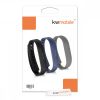 Zestaw 3 pasków do Fitbit Flex 2, kwmobile, silikon, wielokolorowy, 39614.01