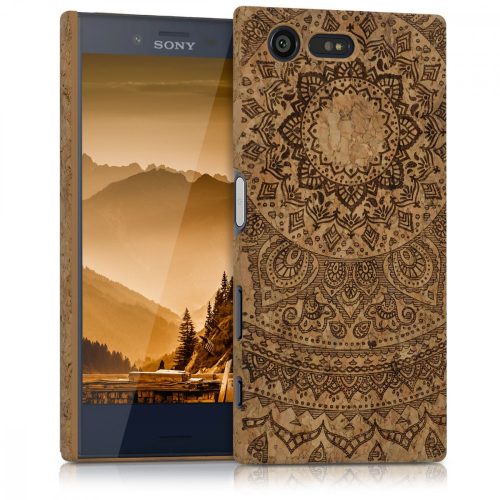 Etui do Sony Xperia X Compact, Korkowe, Brązowe, 40528.01