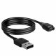 Kabel ładujący USB do Garmin Vivoactive 3 / Vivoactive 4 / Fenix 5 / Fenix 6, Czarny, 40937.01