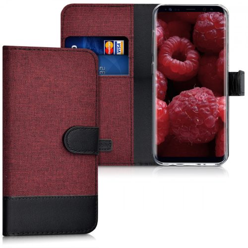 Etui do Samsunga Galaxy S8, tekstylne, czerwone, 40984.20