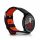 Pasek do Xiaomi Amazfit, silikonowy, czarny / czerwony, 43242.01