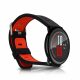 Pasek do Xiaomi Amazfit, silikonowy, czarny / czerwony, 43242.01