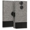 Etui do Sony Xperia XA2, tekstylne, szare, 44295.22