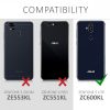 Etui do Asus Zenfone 5 Lite, tekstylne, szare, 44629.01