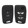 Osłona kluczyka do samochodu VW - 3 przyciski - Keyless Go, silikon, czarna, 44706.01