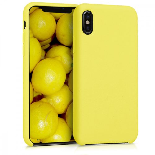 Etui do Apple iPhone X / iPhone XS, Silikon, Żółty, 42495.75