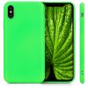 Etui do Apple iPhone X / iPhone XS, Silikon, Zielony, 43940.44