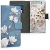 Etui do Sony Xperia XA2, Skóra ekologiczna, Niebieski, 44294.02