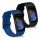 Zestaw 2 pasków do Samsung Gear Fit2 / Gear Fit 2 Pro, kwmobile, silikon, niebieski / czarny, 38830.04