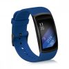 Zestaw 2 pasków do Samsung Gear Fit2 / Gear Fit 2 Pro, kwmobile, silikon, niebieski / czarny, 38830.04