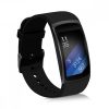 Zestaw 2 pasków do Samsung Gear Fit2 / Gear Fit 2 Pro, kwmobile, silikon, niebieski / czarny, 38830.04