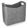 Filcowy kosz do przechowywania Navaris Basket, szary, 40 x 23 x 39,5 cm, 45832.19