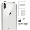 Zestaw 3 folii ochronnych do Apple iPhone XS Max, kwmobile, tył, przezroczysty, 45920.5