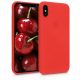 Etui do Apple iPhone X / iPhone XS, Silikon, Czerwony, 43940.111