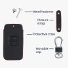 Etui na kluczyki do samochodu Renault / Dacia - 4 przyciski - Keyless Go, ekoskóra, czarne, 44637.09