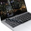 Osłona klawiatury Apple MacBook Air 13" Retina (od końca 2018 r.), Kwmobile, Czarna, Silikon, 47031.01