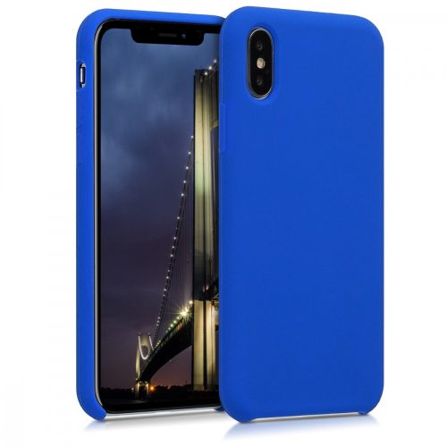 Etui do Apple iPhone X / iPhone XS, Silikon, Niebieski, 42495.134