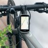 Uchwyt rowerowy do GPS Garmin Bryton Rider/CatEye/Edge, Kwmobile, Czarny, Metal, 47556.01