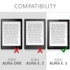 Etui do Kobo Aura Edition 1, tekstylne, szare, 43342.03