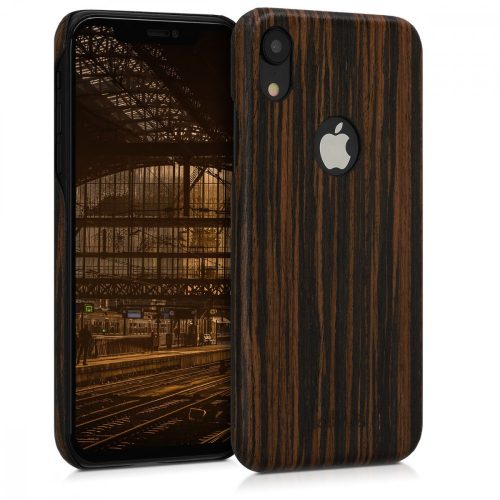 Etui do Apple iPhone XR, drewno, brązowy, 45958.16