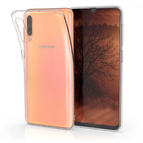 Etui do Samsunga Galaxy A50, Silikon, Przezroczysty, 48053.03