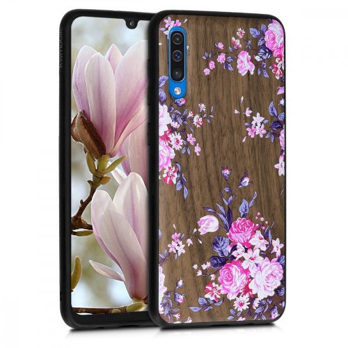 Etui do Samsunga Galaxy A50, Drewniane, Brązowe, 48177.02