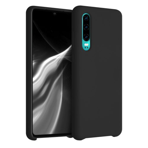 Etui do Huawei P30, Silikon, Czarny, 47414.01