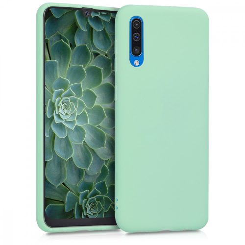 Etui do Samsunga Galaxy A50, Silikon, Zielone, 48054.50