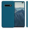 Etui do Samsunga Galaxy S10 Plus, Silikon, Zielone, 49028.57