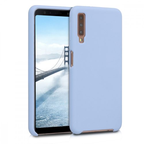 Etui do Samsunga Galaxy A7 (2018), Silikon, Niebieski, 47730.58