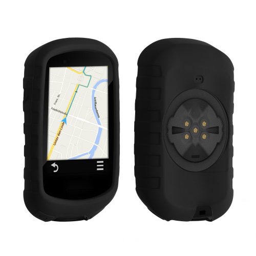 Etui ochronne do GPS Garmin Edge 830, Kwmobile, Czarne, Silikonowe, 49316.01