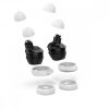 Zestaw 4 wymiennych końcówek do słuchawek Samsung Galaxy Buds/Galaxy Buds Plus, Kwmobile, Biały, Silikon, 49310.02