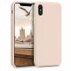 Etui do Apple iPhone X / iPhone XS, Silikon, Beżowy, 46313.154