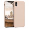 Etui do Apple iPhone X / iPhone XS, Silikon, Beżowy, 42495.154