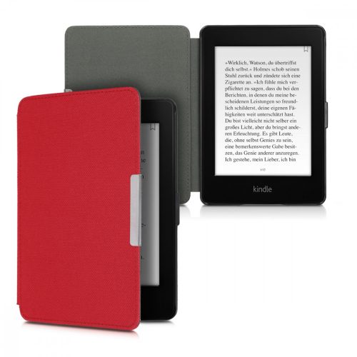 Etui na Kindle Paperwhite 7, tekstylne, czerwone, 49487.09