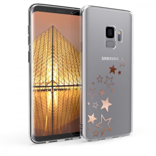 Etui do Samsunga Galaxy S9, Silikon, Różowe Złoto, 44196.32