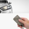 Etui na kluczyki do samochodu Renault / Dacia - 4 przyciski - Keyless Go, Skóra nubukowa, Szara, 48568.04