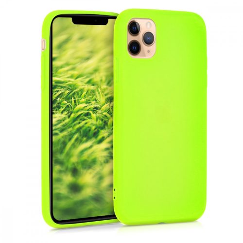 Etui do Apple iPhone 11 Pro Max, Silikon, Żółty, 49782.75