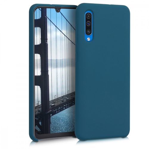 Etui do Samsunga Galaxy A50, Silikon, Zielone, 48715.57