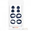 Zestaw 4 wymiennych końcówek do słuchawek Samsung Galaxy Buds/Galaxy Buds Plus, Kwmobile, Niebieski, Silikon, 49310.04