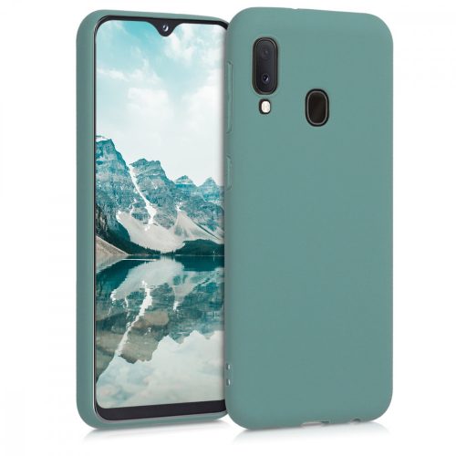 Etui do Samsunga Galaxy A20e, Silikon, Zielone, 48738.171