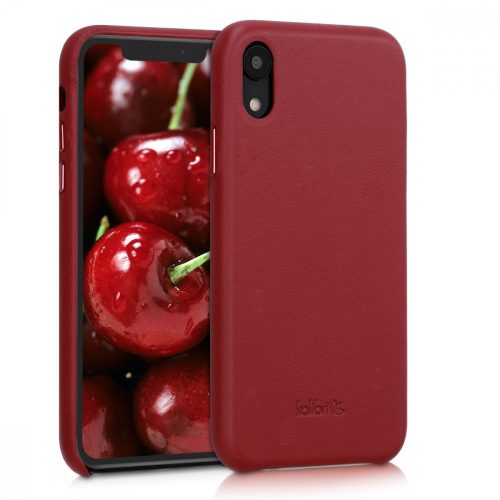 Etui do Apple iPhone XR, Skóra naturalna, Czerwony, 45955.09